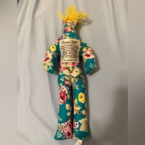 🌟 Dammit Doll Original Floral w/ Subtle Gold Sparkle in Great Condition 🌟